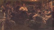 Ilya Repin Vechornisty Sweden oil painting artist